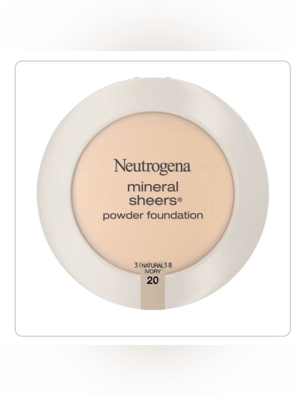 Neutrogena Mineral Sheers Powder Foundation - Natural Ivory (20)